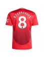 Manchester United Bruno Fernandes #8 Domaci Dres 2024-25 Kratak Rukavima